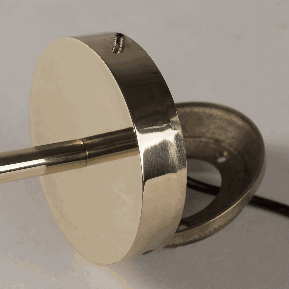 Embassy Interiors :: Wandlampe aus Glas Deco Opalowe mit einer Wand kann Höhe 42 cm weiß