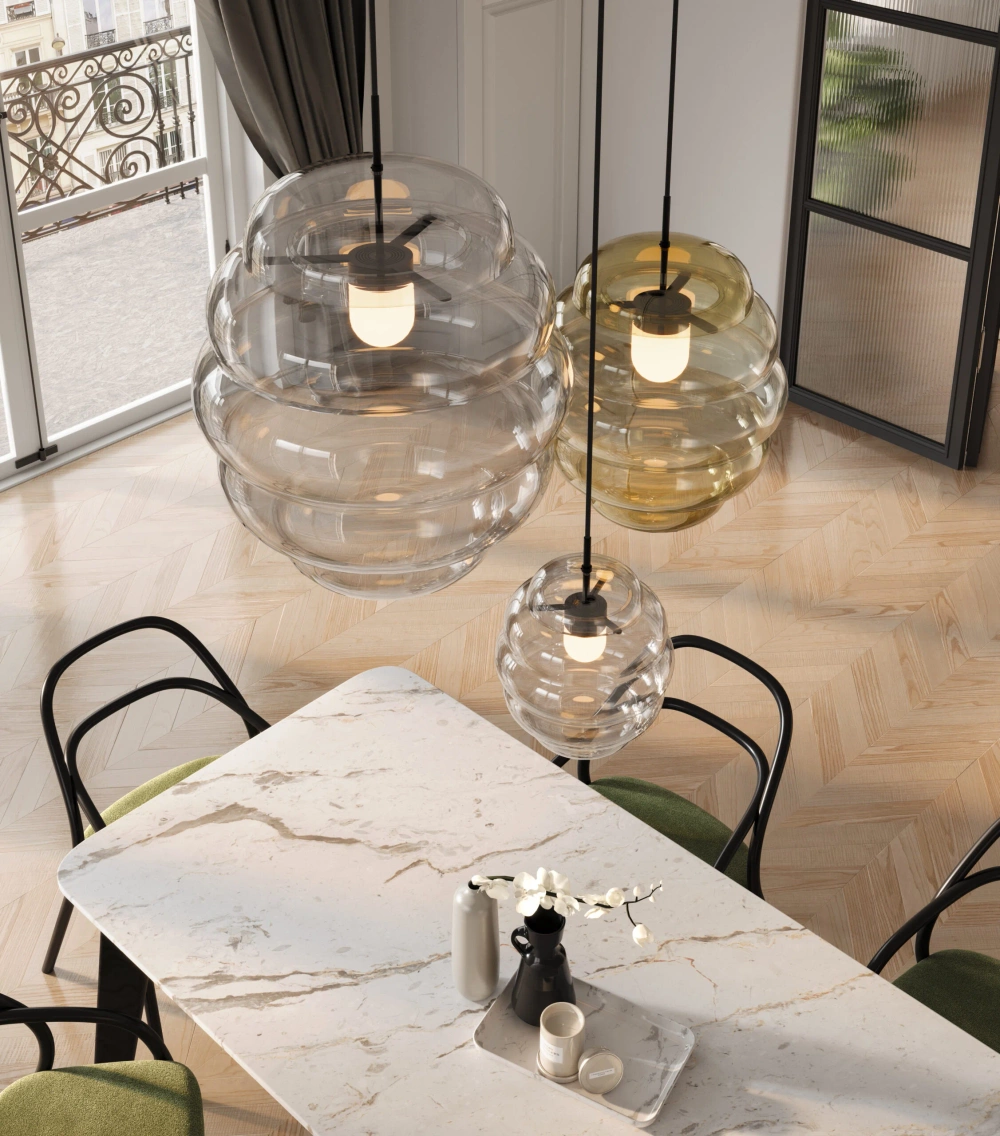 Bomma :: Lampa wisząca Blimp Gold Large śr. 60 cm