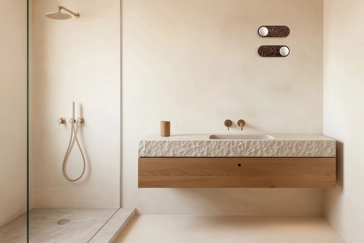 Kaspa :: Lampa ścienna / kinkiet Legra owal szer. 13 cm ciemnobrązowa IP44