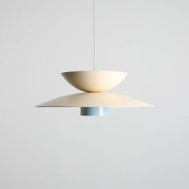Artera :: Lampa wisząca Teya śr. 65 cm kremowo-niebieska