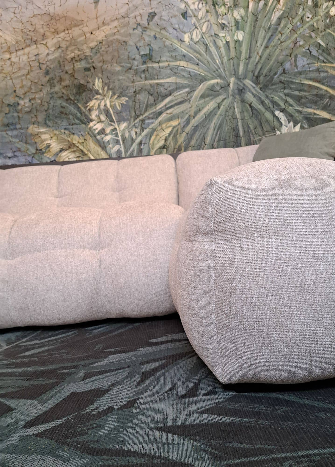 Nordic Line :: Corner sofa / right upholstered corner sofa Michelle (formerly Michelin) gray width 319 cm