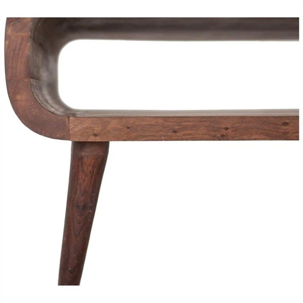 TABLE4U ::  Drewniany stolik kawowy Gubbe 100x50x40 - kolor czekolada