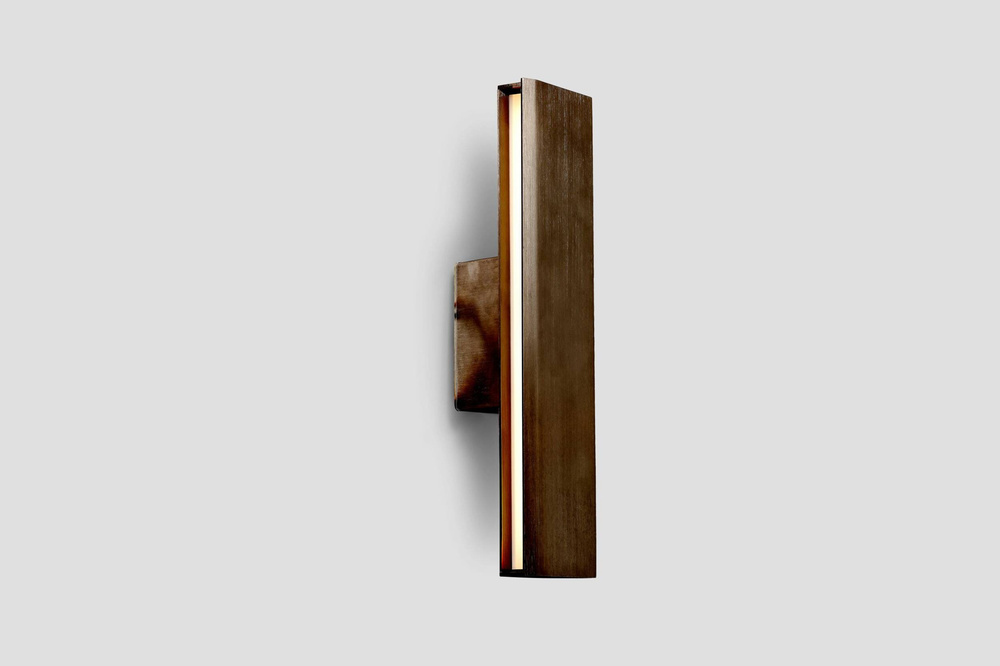 Anour :: Papilio Single wall lamp / sconce, width 8 cm, brown brass