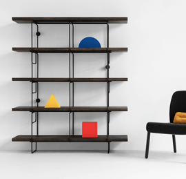 Loft Decora :: Standregale aus Metall Grop Konfiguration i schwarz