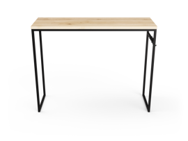 Loft Decora :: Console table with a wooden top, 90 cm wide