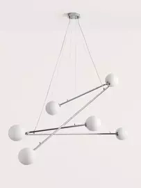 Aromas :: Hängelampe aus Metall Endo Breite 145,3 cm weiß