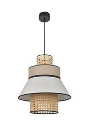 Market Set :: Hängelampe Leinwand Singapour Größe ML Durchmesser 42 cm beige