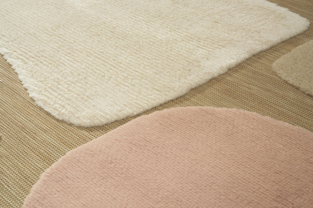 Teppichdekor :: Lugares Pink Outdoor-Teppich braun-pink pflegeleicht