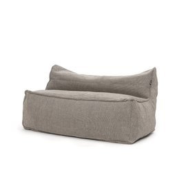Roolf Living :: Gartensofa gepolstert Love Seat grau
