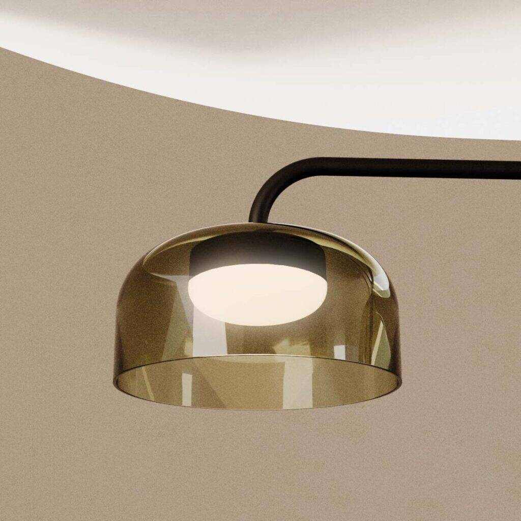 Aromas :: Ipon 4 Hängeleuchte, gold, Breite 130 cm