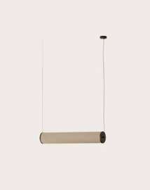 Aromas :: Nooi Hängeleuchte mit Leinenschirm, Breite 100 cm, horizontal