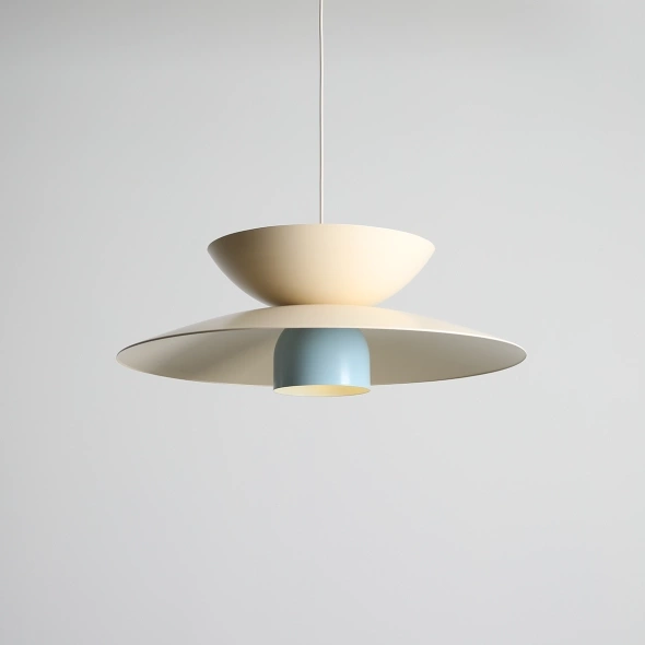 Artera :: Teya beige and blue hanging lamp