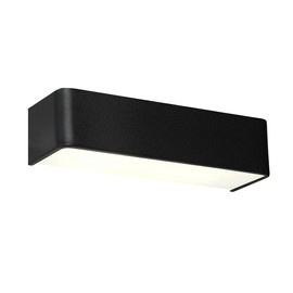 Kaspa :: Lampa ścienna / kinkiet Flat LED czarny