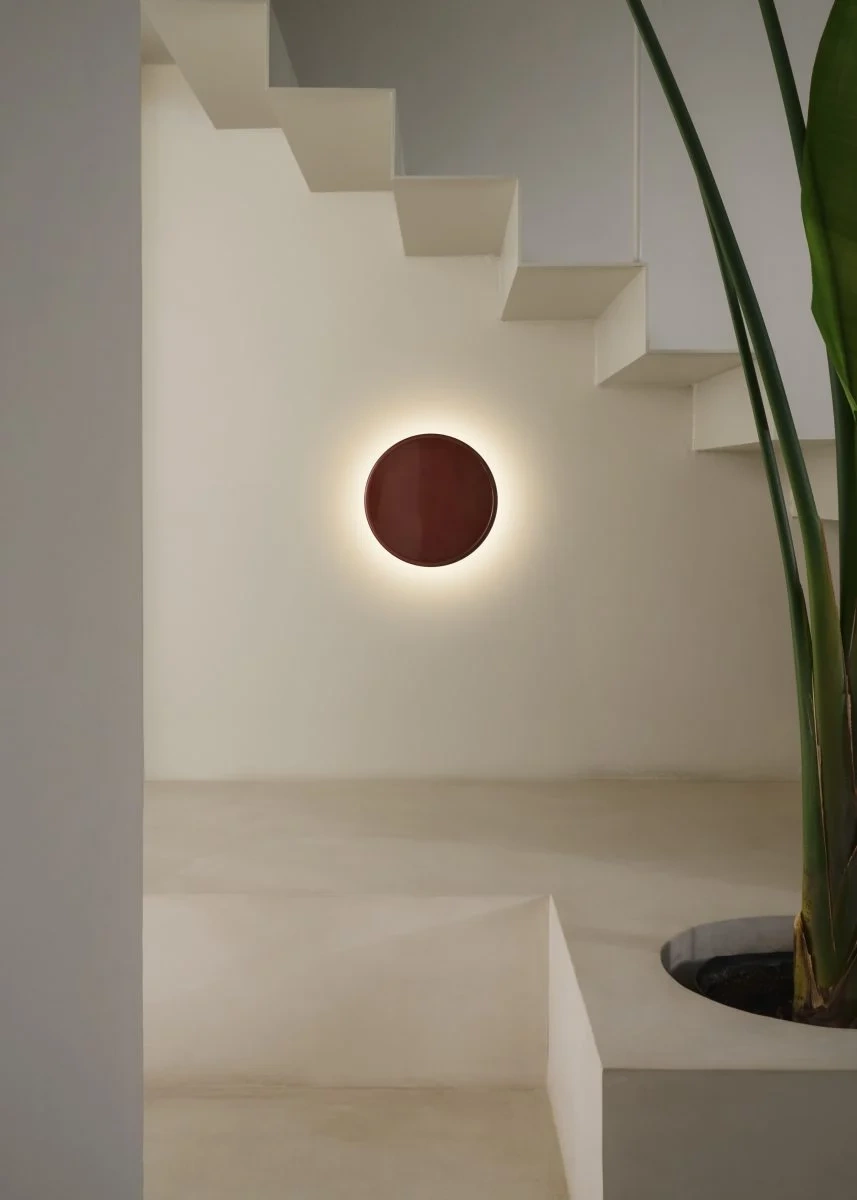 Marset :: Caramel wall lamp/sconce, diameter 28 cm, blue