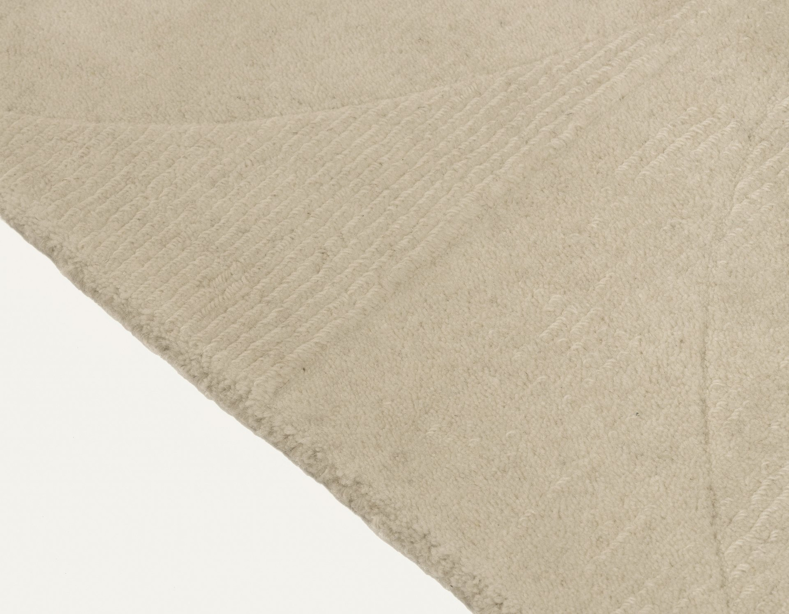 Carpet Decor :: Camino Beige Wollteppich, 100% Wolle, Handgefertigt