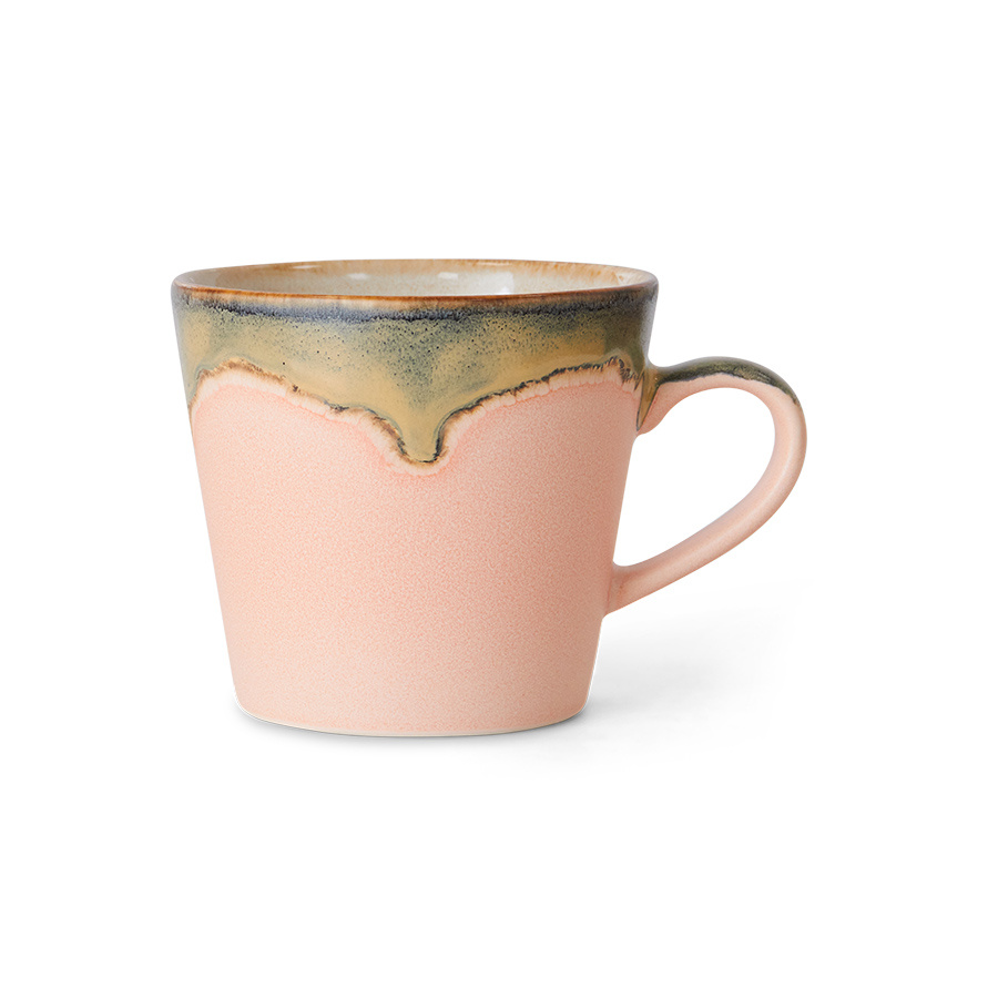 HKLiving ::70s ceramics: cappuccino mug blossom