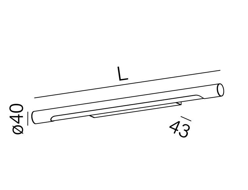 Aqform :: Leuchter aus Aluminium THIN schwarz