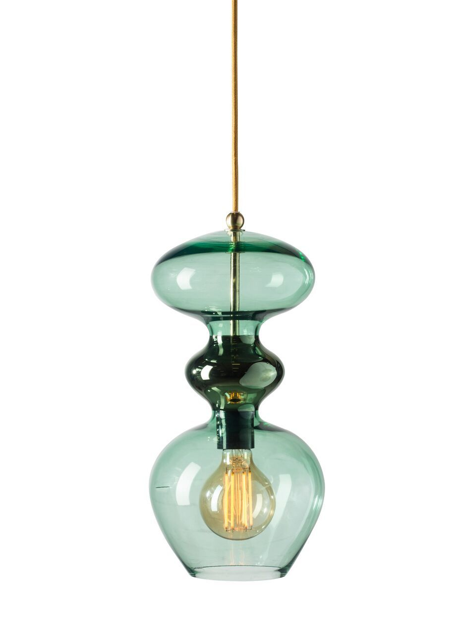 EBB & FLOW :: Lampa wisząca Futura zielona śr. 18 cm