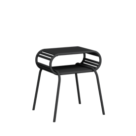 Loft Decora :: Couchtisch aus Metall Wally Hilfs Breite 45 cm schwarz