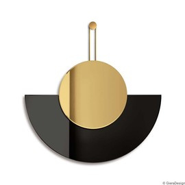 Giera Design :: Sign Inco decorative mirror, gold and black, width 70 cm
