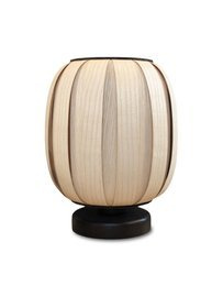 9design Collection :: Tischlampe aus Holz Night Elegant Höhe 30 cm schwarz