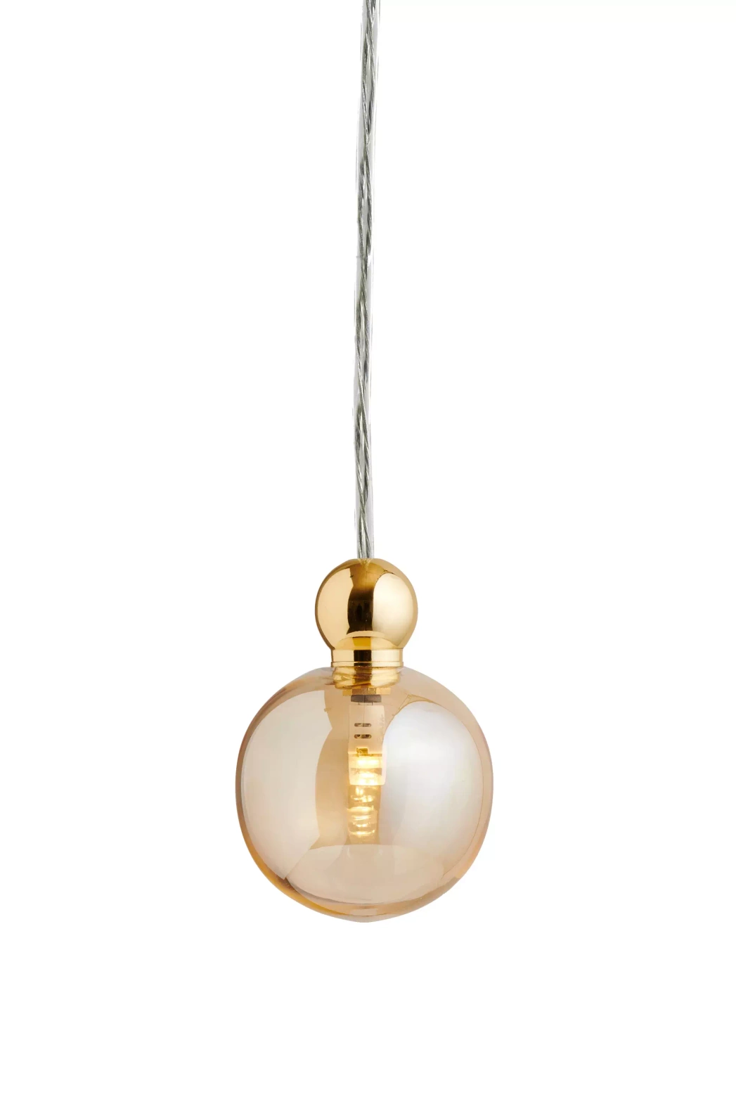 EBB & FLOW :: Lampa wisząca Uva M Golden smoke