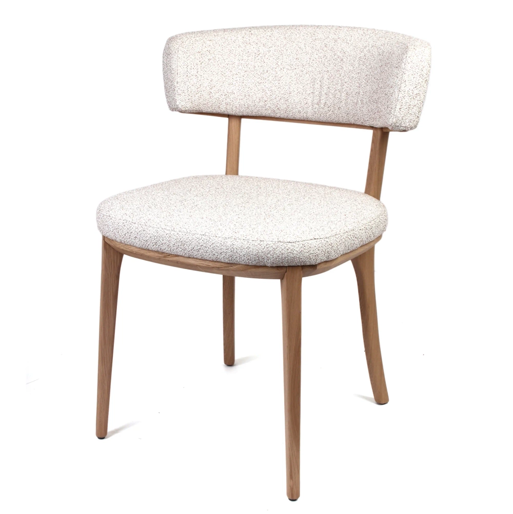 Claudie :: Krzesło tapicerowane Molly nogi drewniane kolor do wyboru szer. 61.5 cm