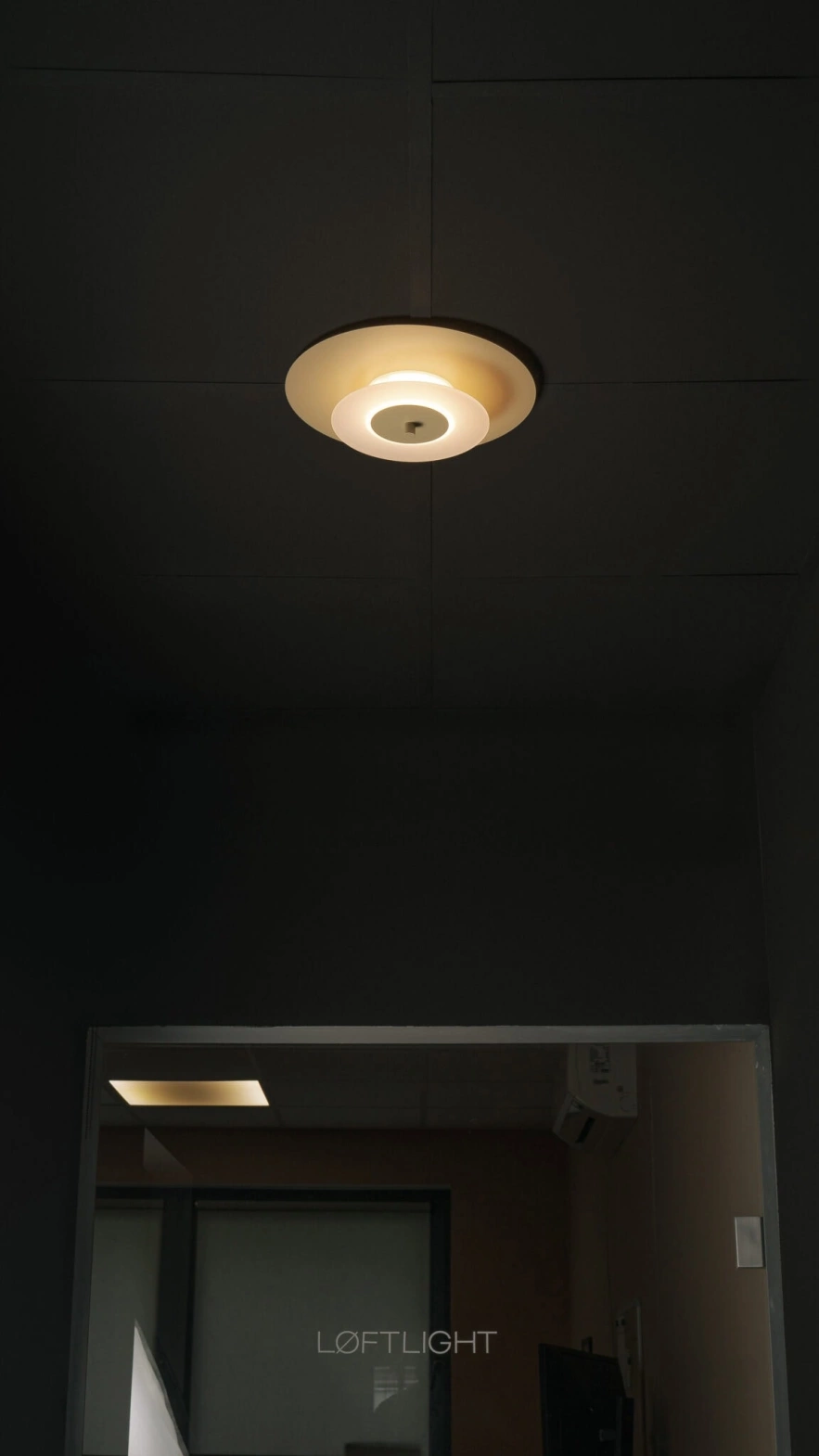 Loftlight :: Plafon Aeroplan śr. 90 cm srebrna