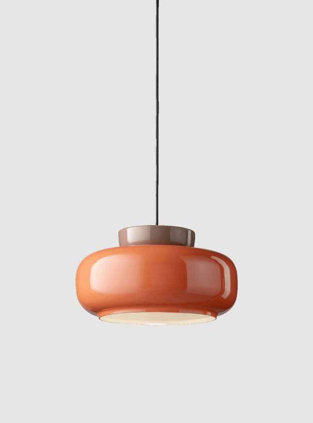 Ferroluce :: Maracana Moa pendant lamp, diameter 37 cm, coral