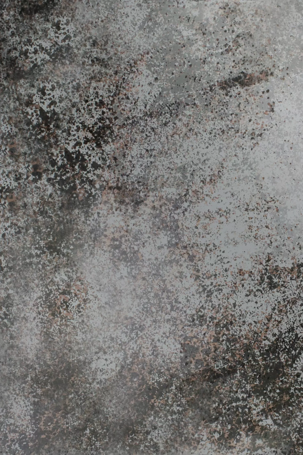 Ethnicraft :: Tablett aus Holz Heavy Aged Mirror Größe s grau