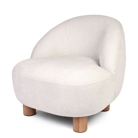 Claudie :: Rachel upholstered armchair, width 81 cm, color to choose from