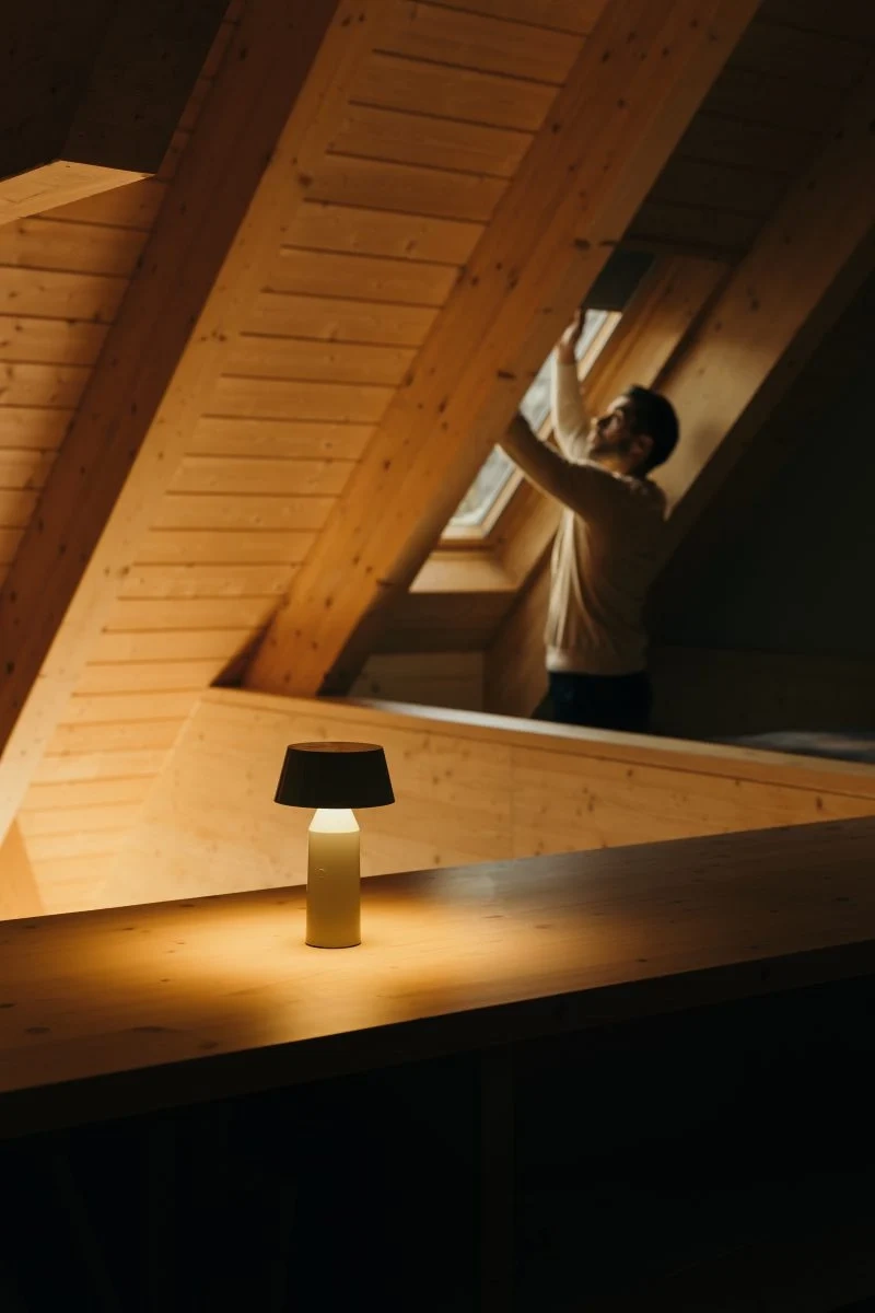 MARSET :: Bicoca Lampe, Höhe 22,5 cm, weiß