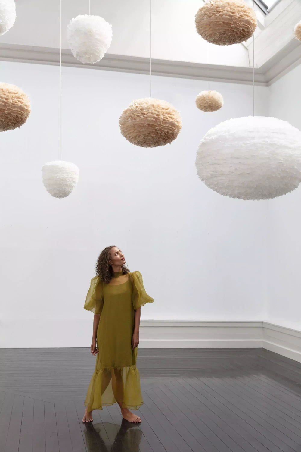 Umage :: Eos XX-large hanging lamp, white, diameter 110 cm