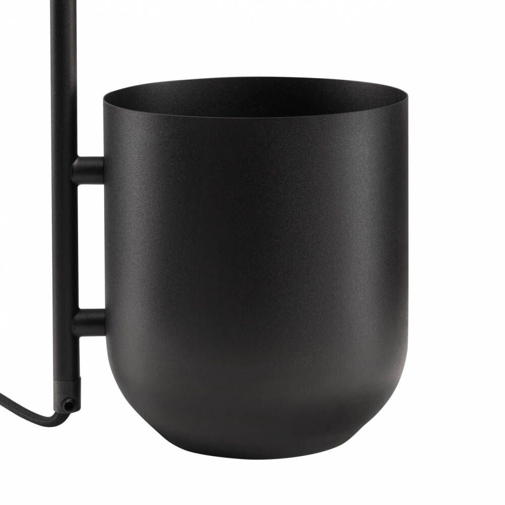 Kaspa :: Botanica Wood Table Lamp Black