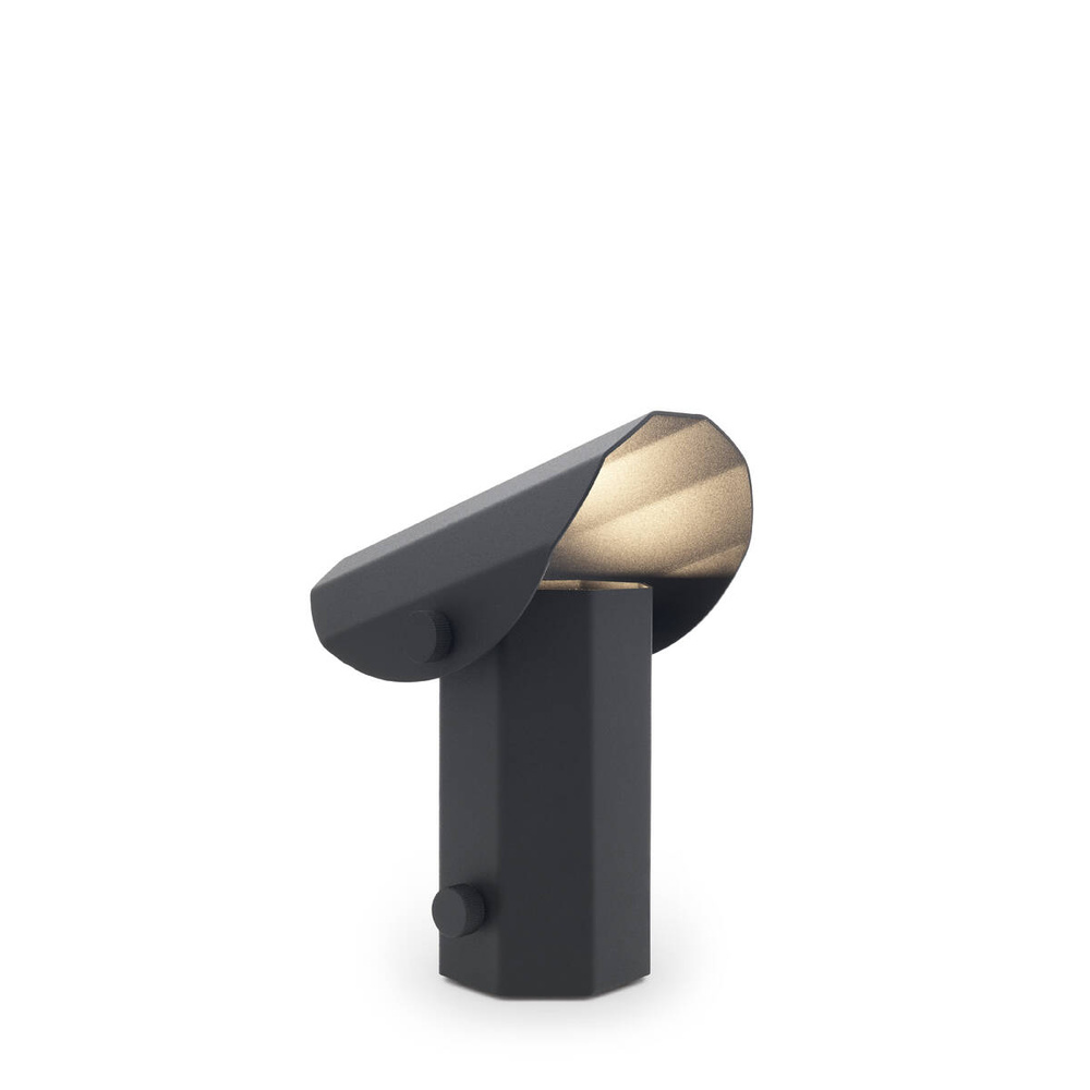 Kaspa :: Apolin portable lamp, height 18 cm, black