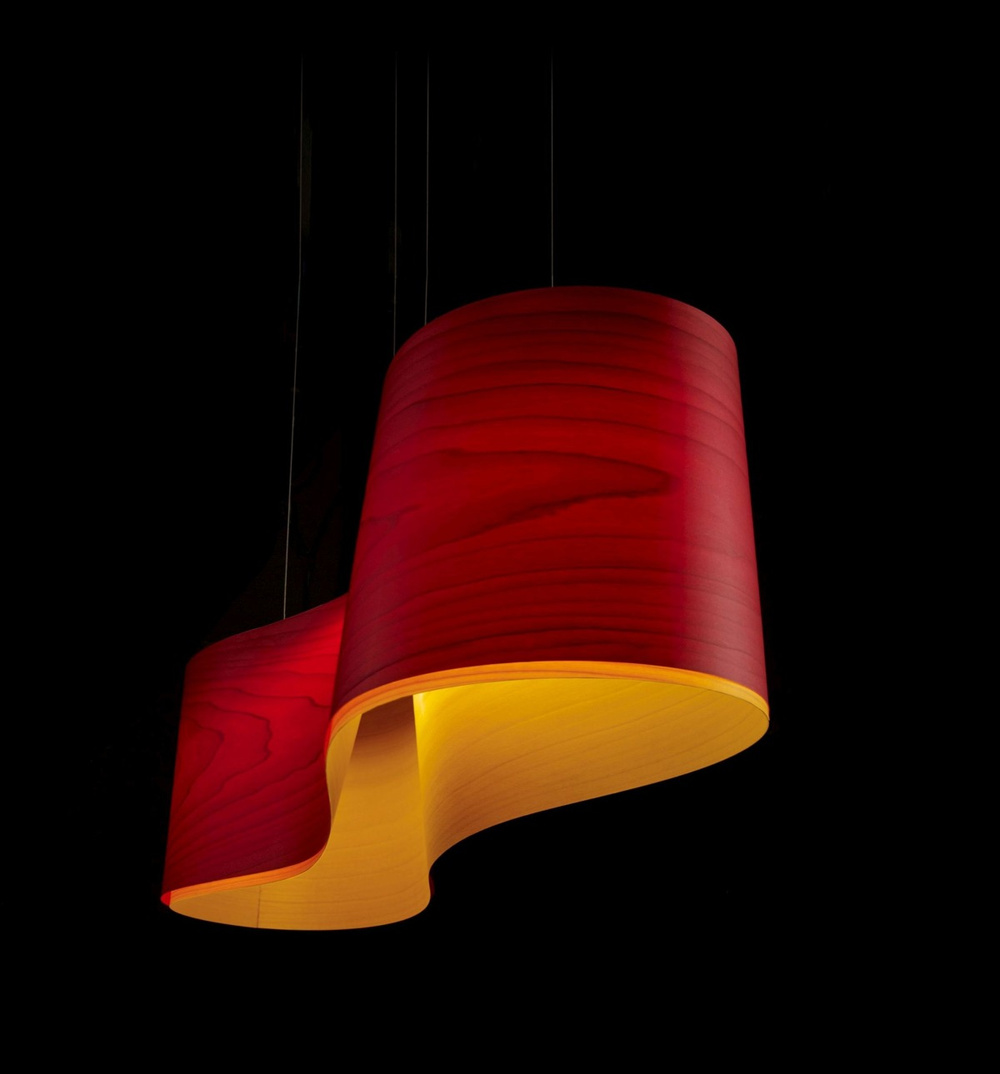 LZF :: Hanging Lamp New Wave red size S