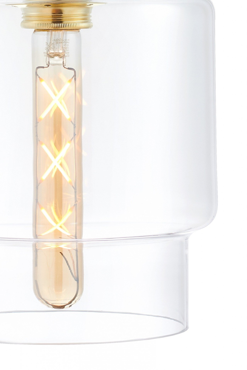 Kaspa :: Lampa wisząca Longis na listwie Plafon 4 Gold