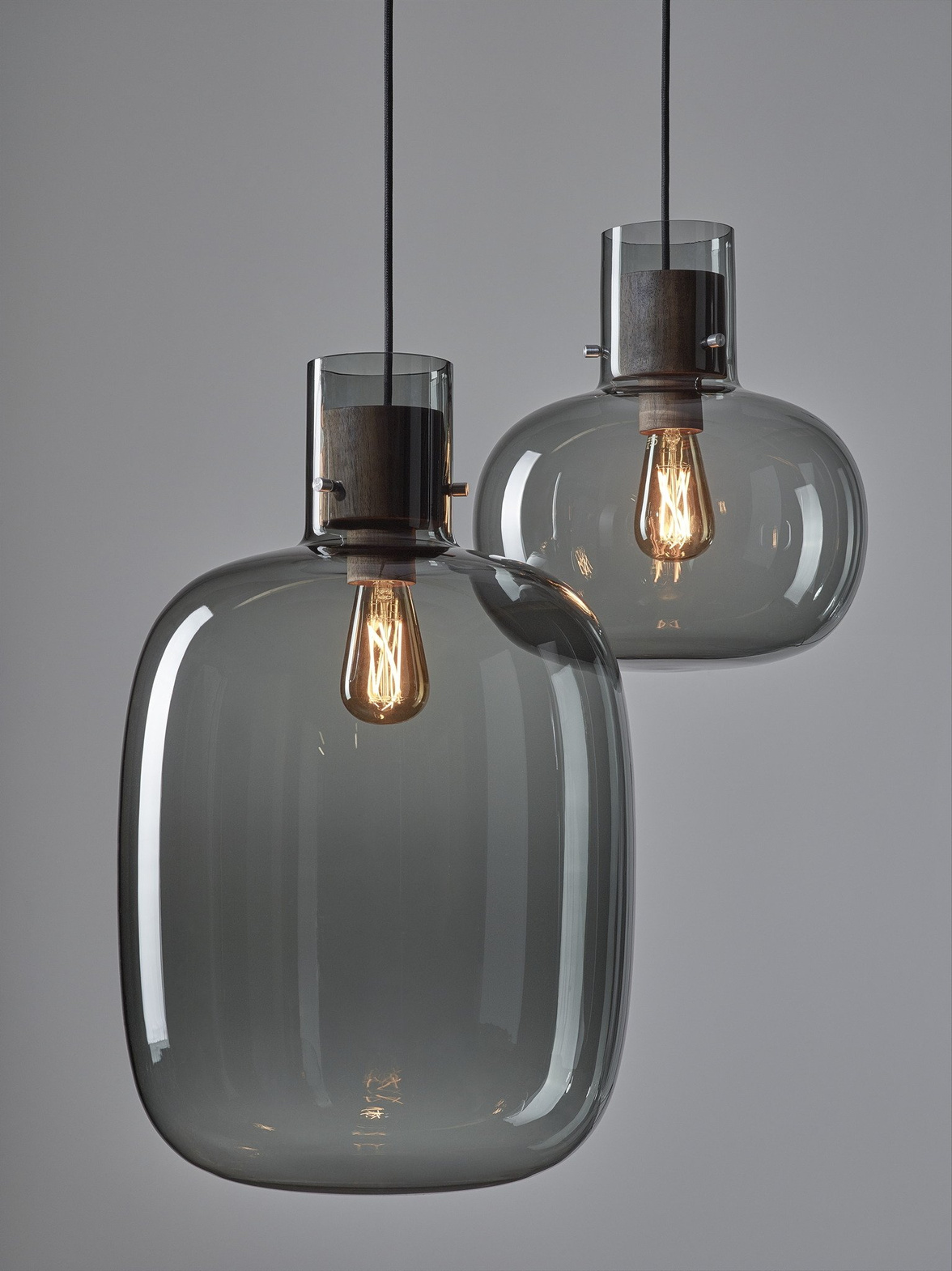 Brokis ::  Pendant lamp Awa Large smoke grey