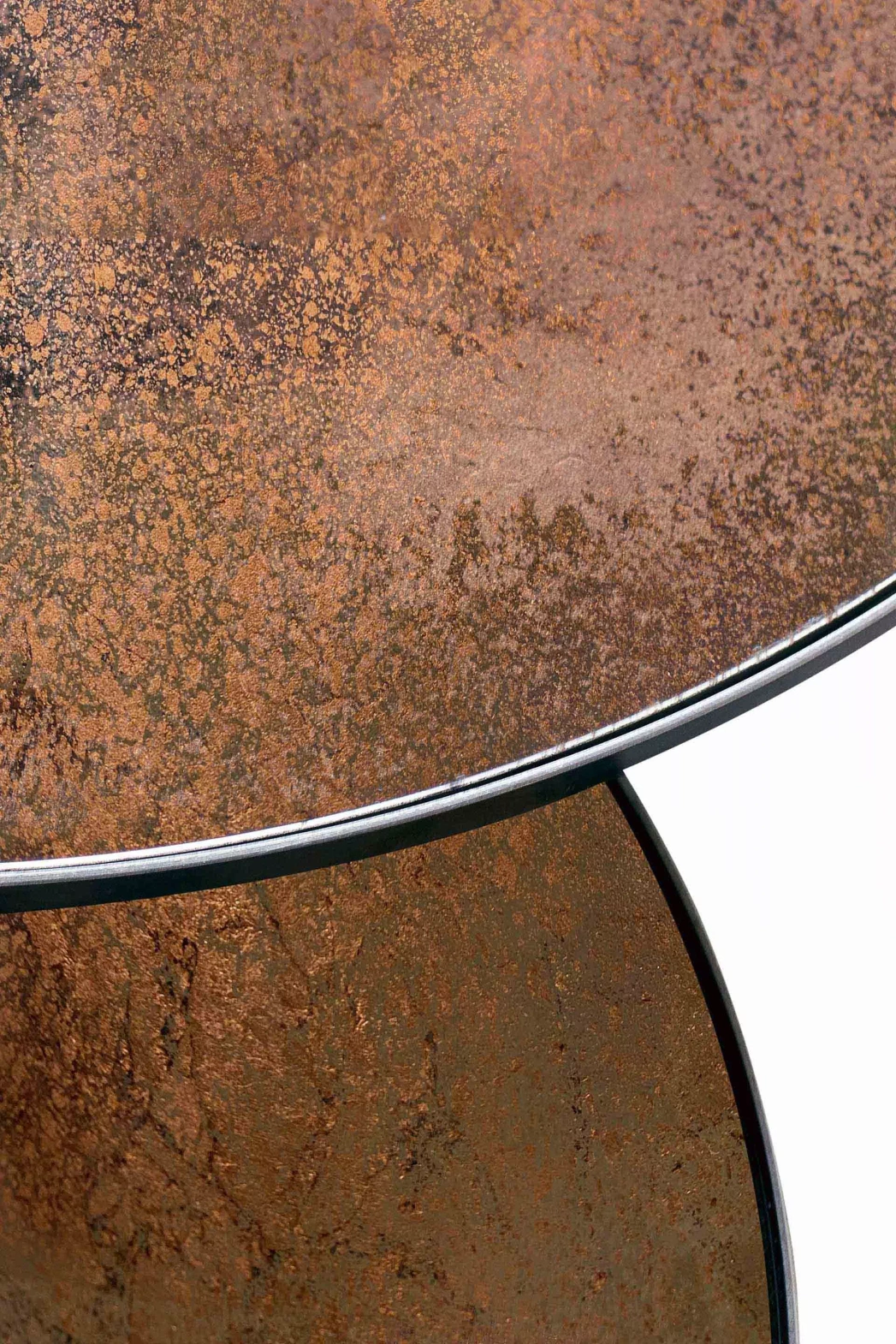 Ethnicraft :: Set of two Bronze Nesting coffee tables