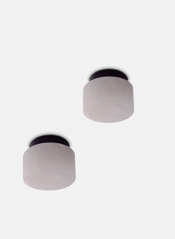 Robin :: Lampa sufitowa / ścienna Rock alabastrowa śr. 9 cm IP20 2700K