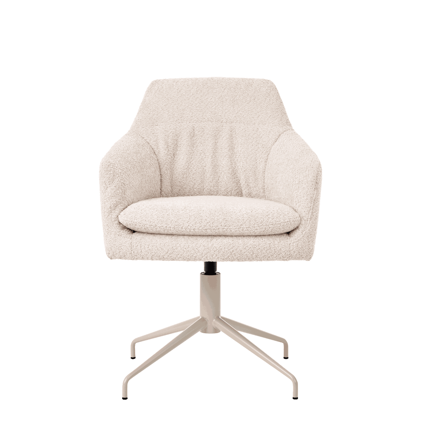 Mobitec :: Saga C08 swivel office chair with armrests, width 62 cm, beige