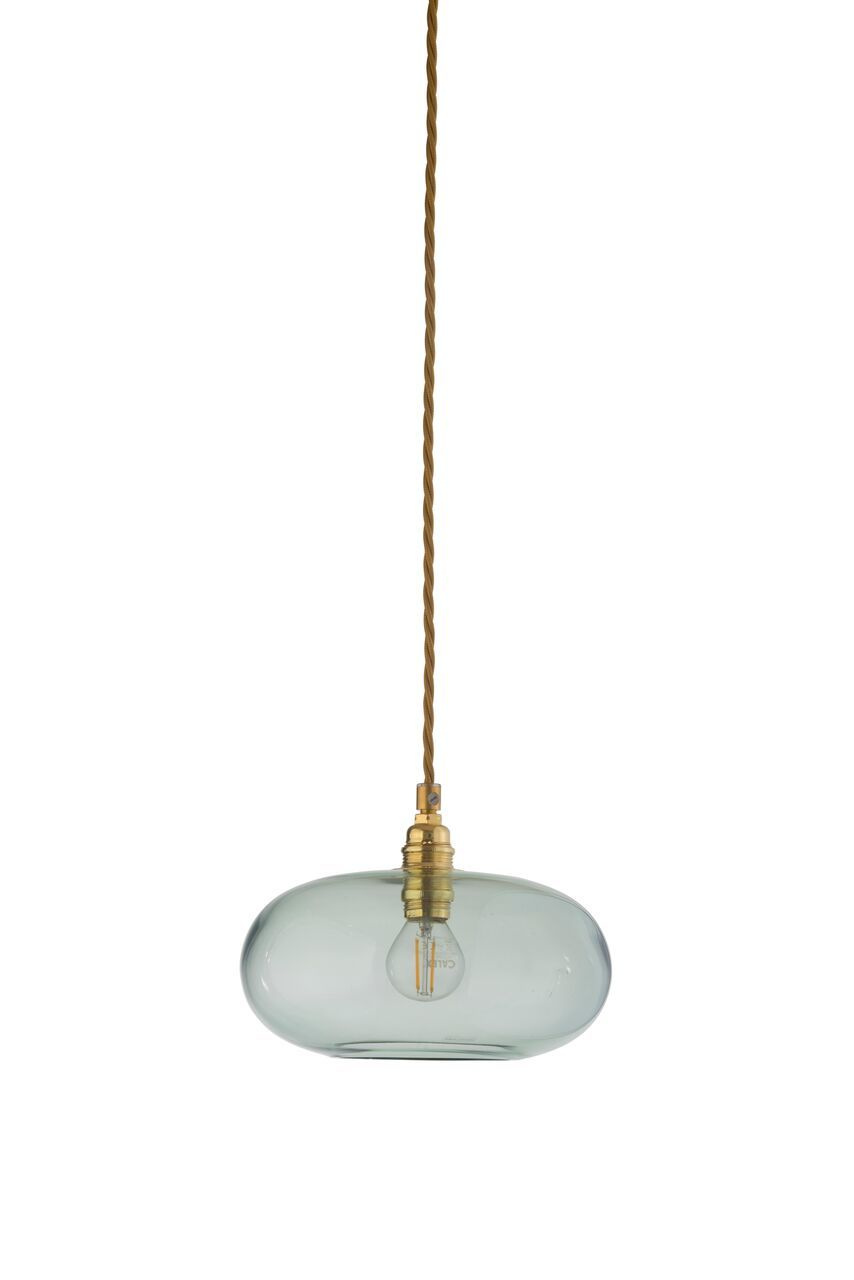 Ebb & Flow :: Hängelampe aus Glas Horizon Durchmesser 21 cm grün