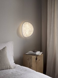New Works :: Tense wall lamp / sconce, white, mounting height 44 cm