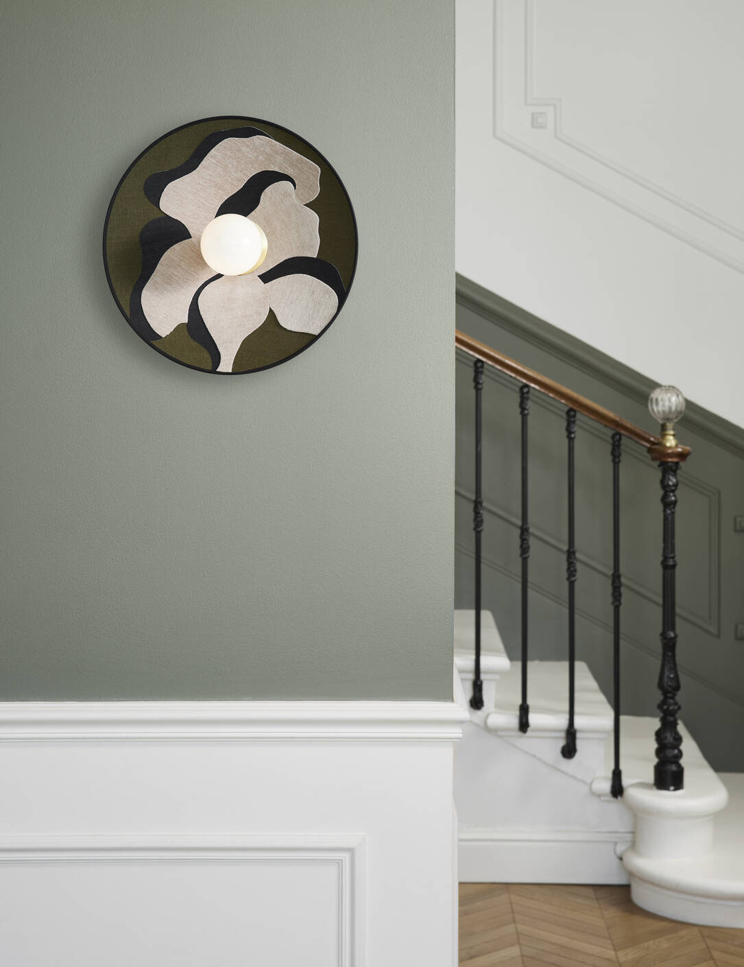 Marktset :: Sonia Laudet Nostalgia Khaki Wandleuchte, Durchmesser 40 cm