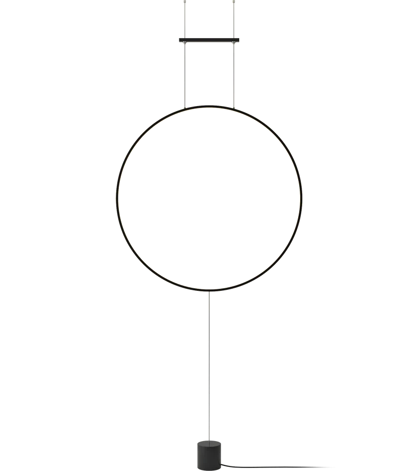 Robin :: Ramona floor lamp, diameter 80 cm, black