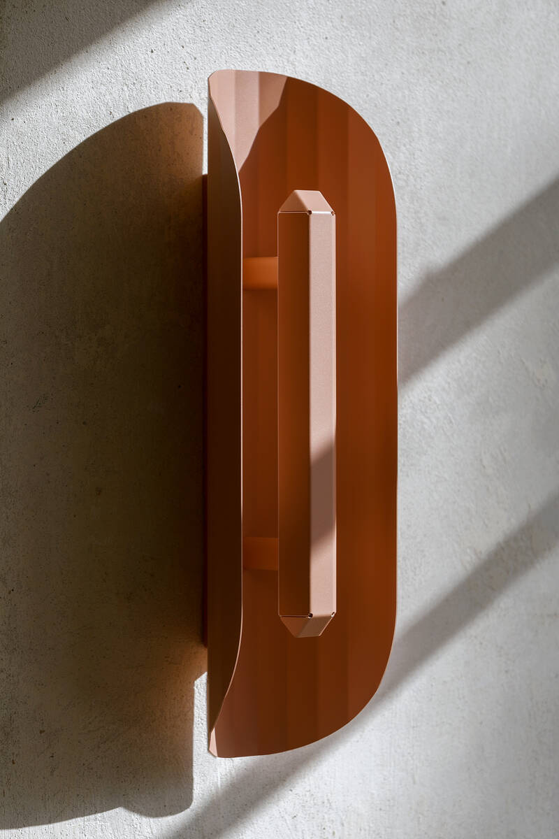 Kaspa :: Apolin wall lamp / sconce, height 65 cm, pink