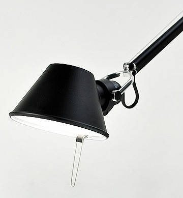 Artemide :: Wall lamp / Sconce Tolomeo parete black 81 cm