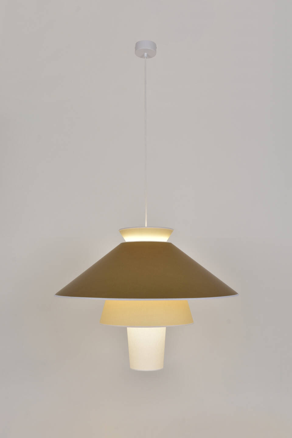 Marktset :: Hängelampe Ruche, Durchmesser 78 cm, braun, Größe XL