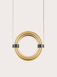 AROMAS :: Elli Hängelampe, gold, Durchmesser 30 cm