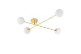 Kaspa :: Ceiling lamp Astra 4 shades gold